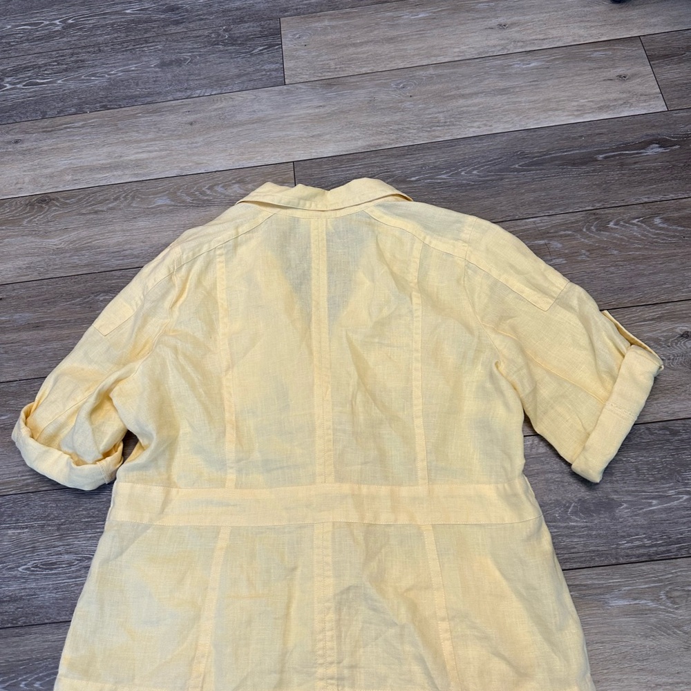 CHICOS 100% Linen Jacket - Picture 3 of 3